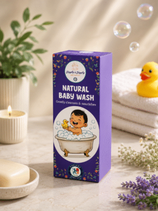 Natural baby wash