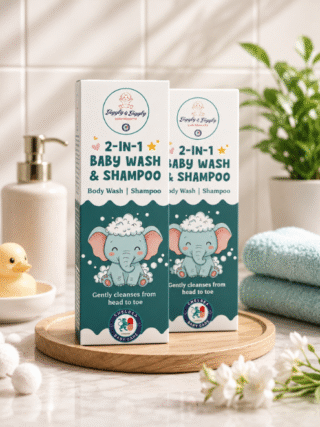 2 in 1 baby wash & shampoo